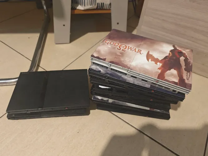 Lote 9 PS2 slim com defeito leia