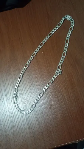 corrente de prata 3 por 1