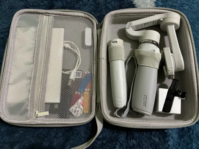 estabilizador gimbal zhiyun smooth q4 cinza