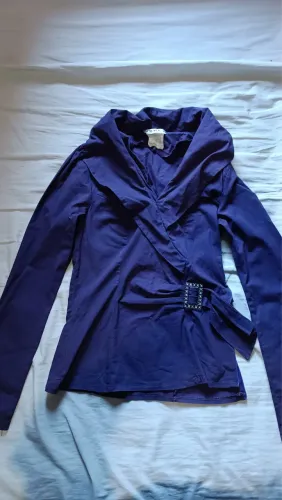 Brechó Y2K - Casaco feminino roxo
