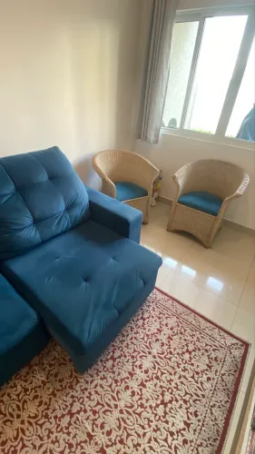 Sofá retrátil e reclinável 2m e 2 poltronas fibra natural