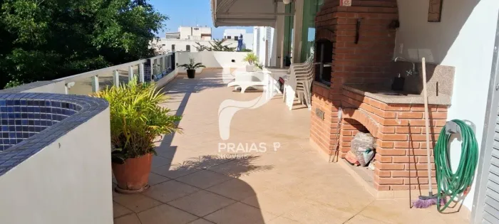Cobertura tipo Penthouse com terraço, 4 dormitórios, Enseada, Guarujá.