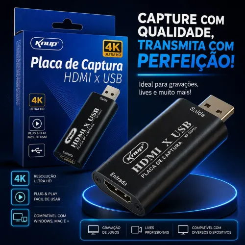 Placa de Captura (HDMI USB)