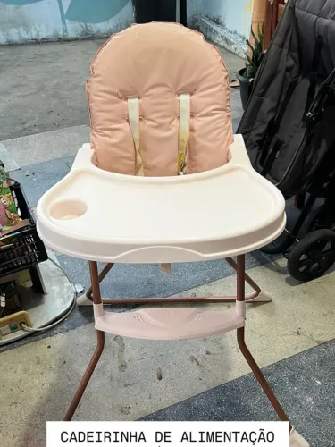 Cadeirinha Alimentação Rosa