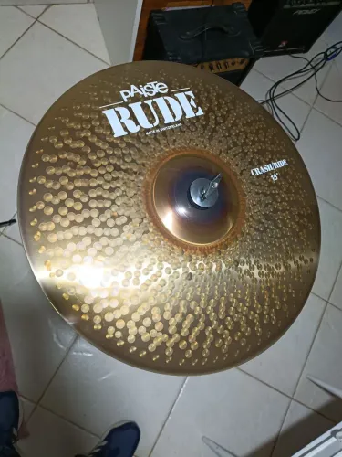 Paiste rude crash/Ride 18" de mostruário zero