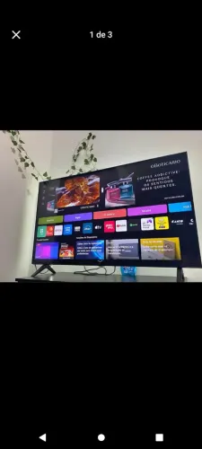 o: TV LG 43? 4K UHD Smart TV AI ThinQ - Como Nova, 3 meses de uso + Caixa