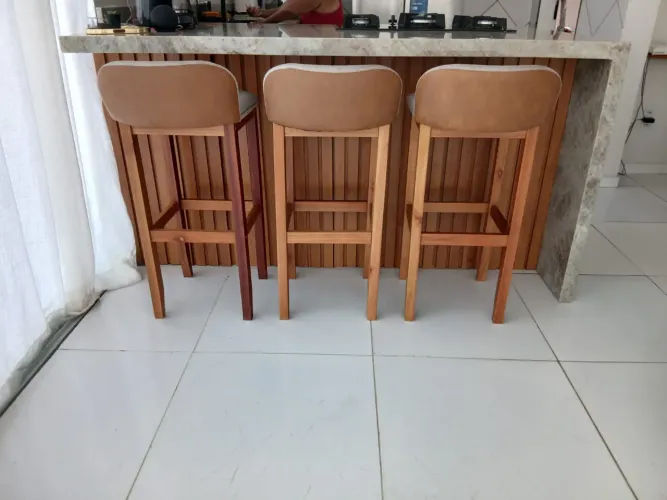Trio de banquetas premium 