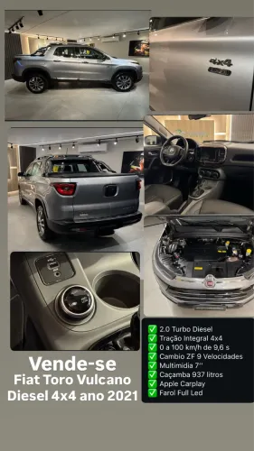 Fiat Toro Volcano 2.0 16V 4X4 TB Diesel Aut. 2021