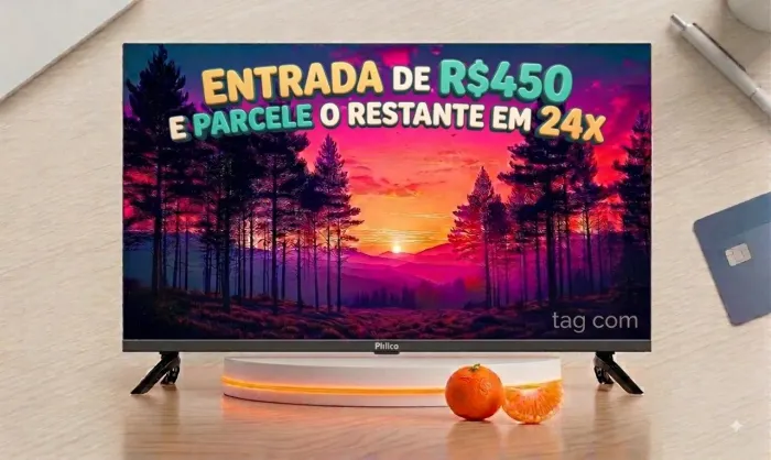 Smart TV 43" Philco QLED HDR10 Roku