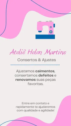 Ateliê de Ajustes e Consertos de roupas