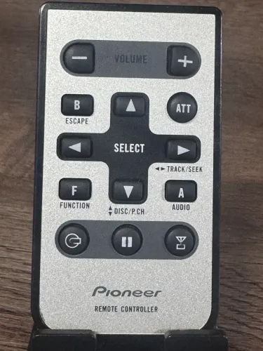 Controle novo e original pioneer para cd rádio fita rádio linha automotivo