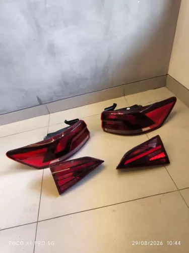 Jogo completo de lanternas traseira Volkswagen Virtus Original 18/22