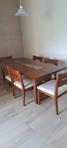 Mesa para janta 6 cadeiras - Rudnick