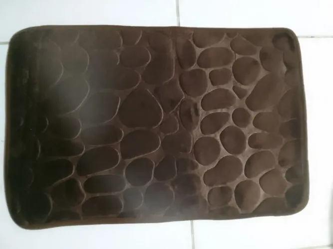 Tapete de Banheiro Decoração Em Relevo