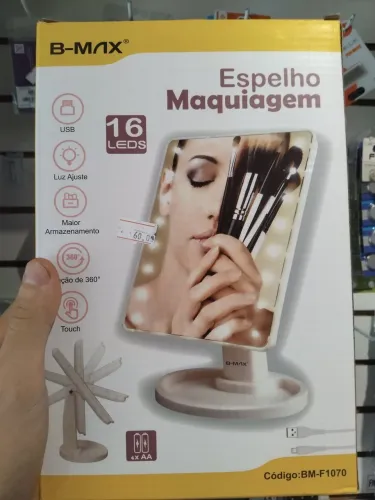 Espelho Led para maquiagem