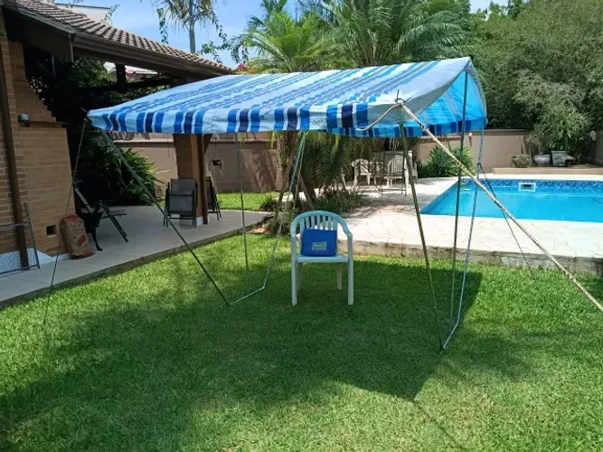 tenda/cobertura portátil listrada nautika