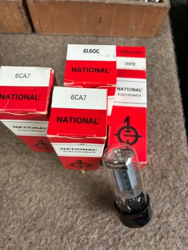 Valvula 6CA7 e 6L6GCa National - Produto Novo