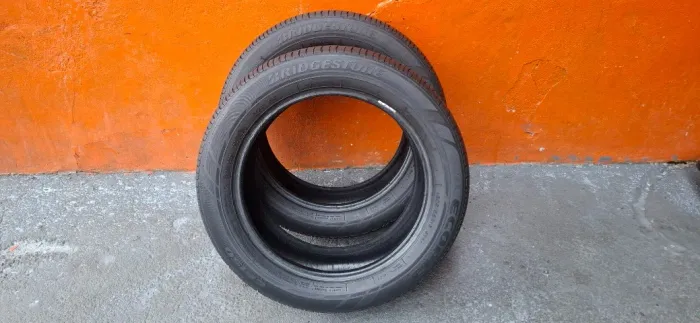 Par de Pneus Aro 16 Bridgestone 205 x 55 Ecopia_Aceito Cartão