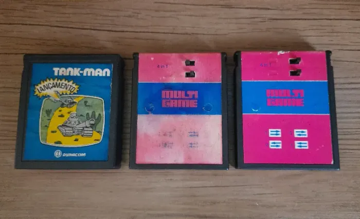 Atari 2600 Lote com 3 cartuchos