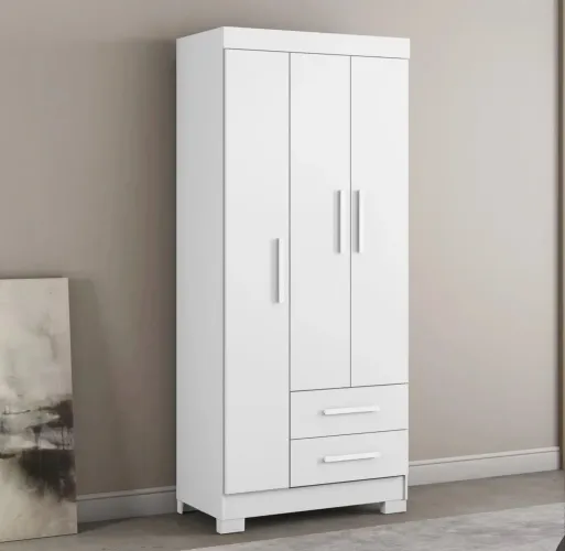 Guarda Roupa 3 portas e 2 gavetas em mega promoção entrega grátis !
