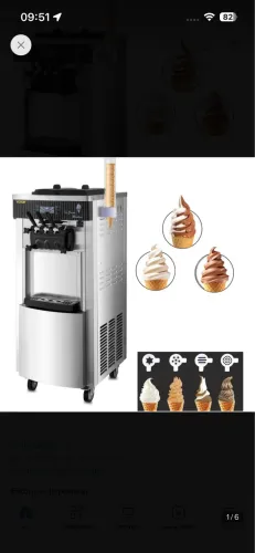 Maquina Sorvete Americano Expresso Italianinha Soft Italia