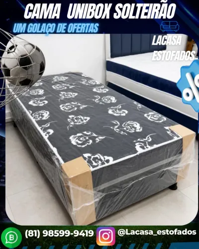 Cama box solteiro - nova lacrada