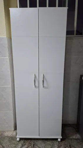 Armário Organizador Multiuso de 2 Portas (Com Rodinhas) - Desapego!
