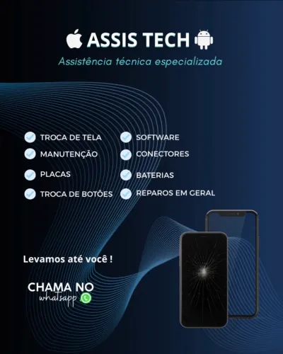 ASSISTÊNCIA TÉCNICA ESPECIALIZADA EM SMARTPHONE APPLE E APARELHOS ANDROID EM GERAL