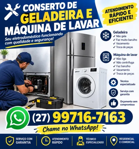 Vendo concerto de geladeira