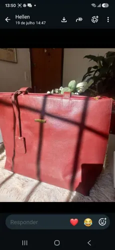 Bolsa executiva toda em couro com compartimento para notebook