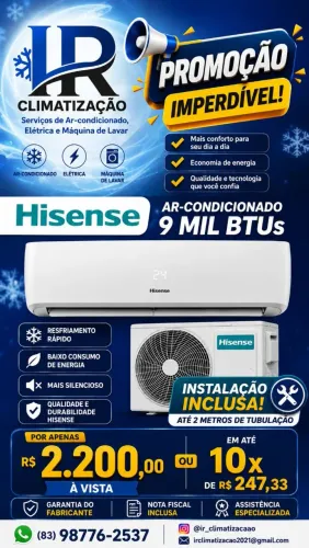 Ar condicionado Inverter Hisense 