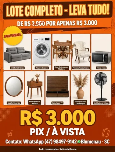 Vendo Móveis Lote.