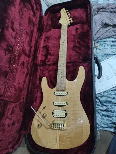 Guitarra Carrozza STX WSTN LH Canhota + Gotoh 510 + Malagoli + Case