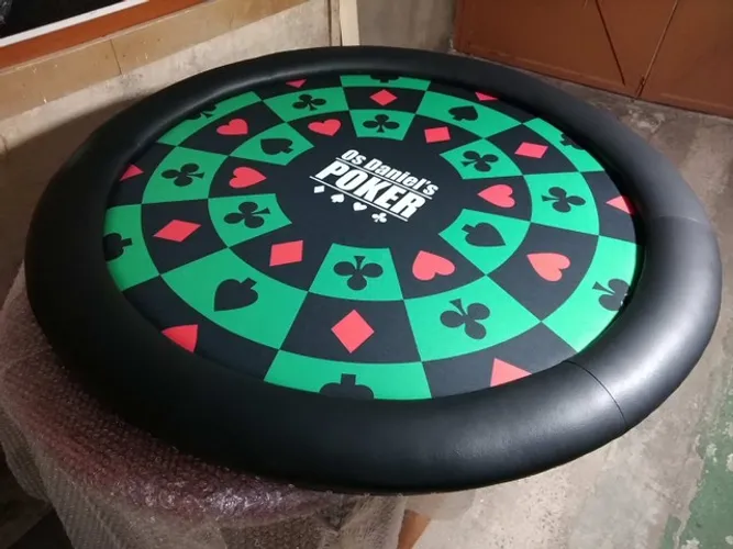 Tampo de Mesa de Poker 8 Jogadores