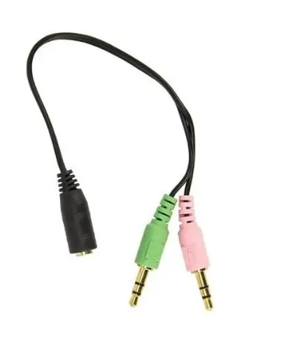 Adaptador P2 x P3 Fone de Ouvido Pc P3 fêmea e P2 macho
