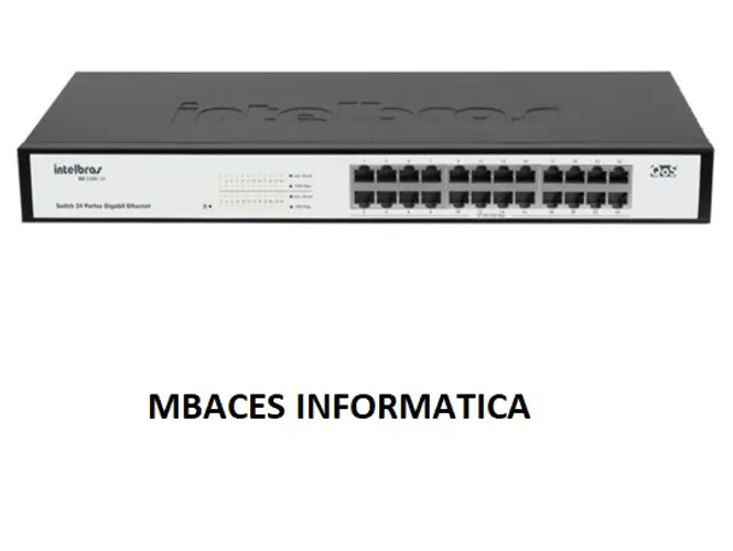 Switch 26 Portas Intelbras SG 2620 QR 24 Portas 10/10 2 Portas Gigas 