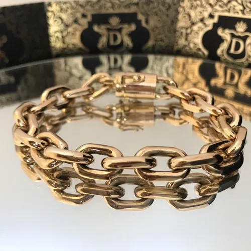 Pulseira Cartier em ouro 18k 93,6 gramas