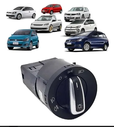 Chave Luz Farol com farol de Milha luz de neblina Vw Gol Saveiro Voyage