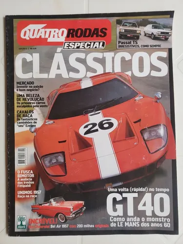 Quatro Rodas Especial Clássicos