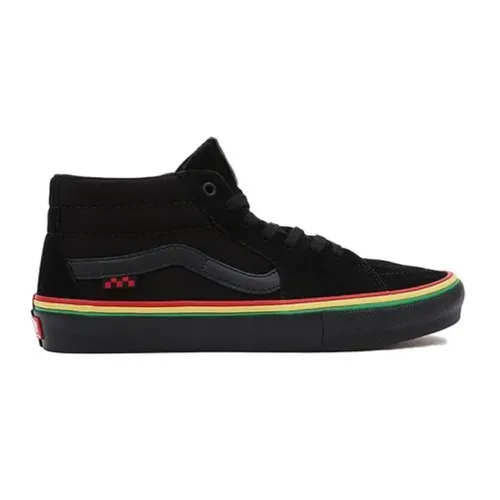 Tênis Vans Skate Grosso Mid Rasta Unissex.