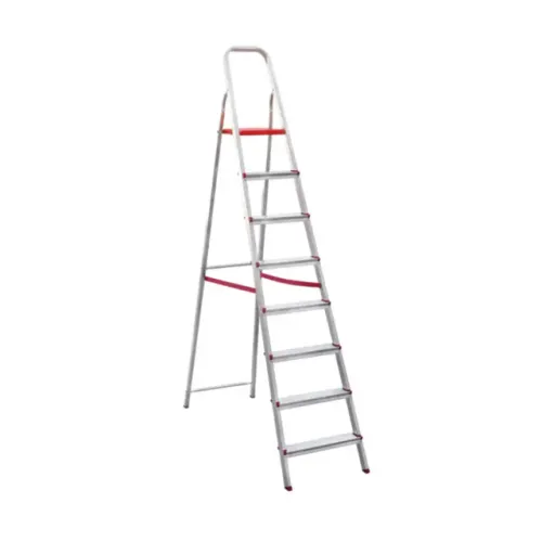 Escada Alumínio 8 Degraus 2,18m 120kg Prata