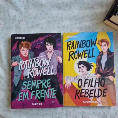 Livro Sempre enfrente e O filho rebelde- Rainbow Rowell