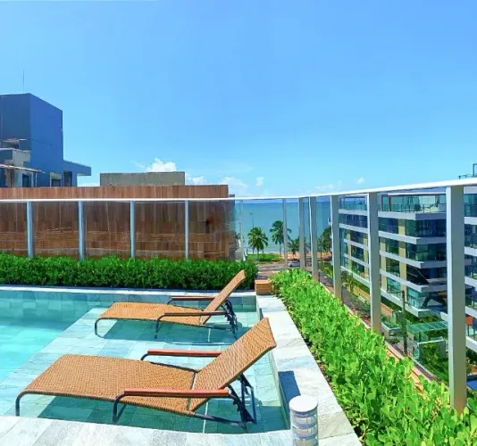 *Oferta - Flat mobiliado 50m da praia de Cabo Branco