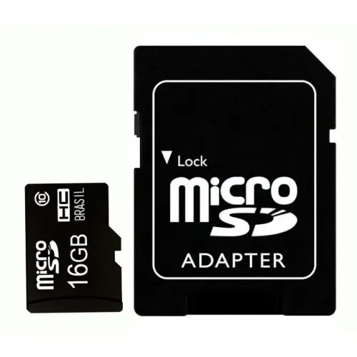 Cartão de Memória GT 16GB MicroSD com Adaptador SD Classe 10 - WZetta