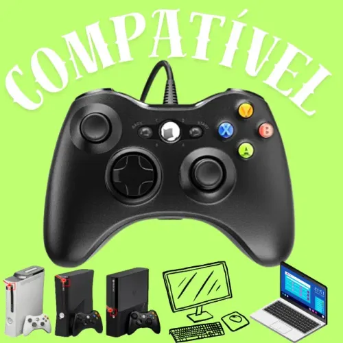 Controle Xbox 360 para Tv samsung Novo