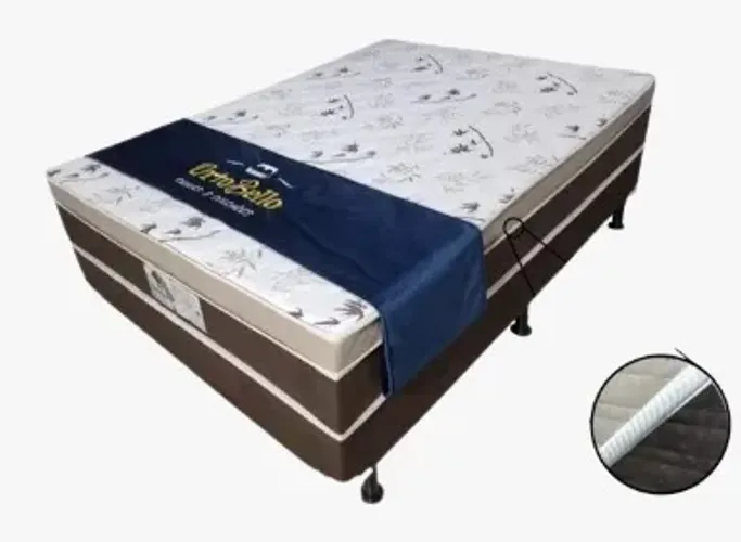 Cama Box Casal Conjugado Ortopédico D33 - Ortobello Frete Grátis!!