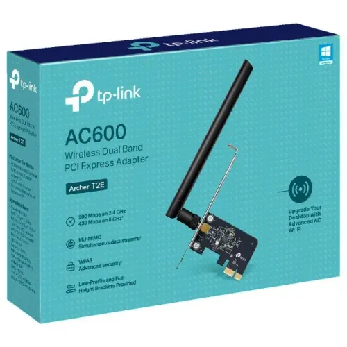 Adaptador PCI Express Wireless Dual Band AC600 Archer T2E - TP-Link Loja Coimbra Entrega