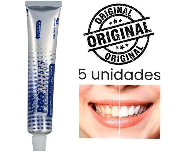 Creme dental pro White 5 unidades 