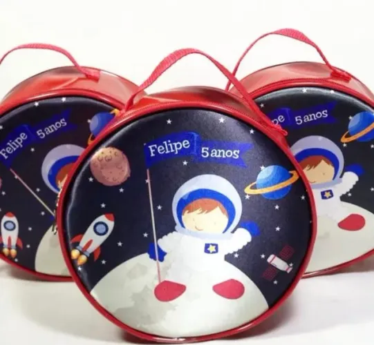 Bolsinha redonda personalizada