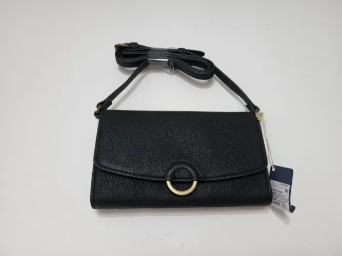 Bolsa tiracolo mini anel - Linha Universal Preta